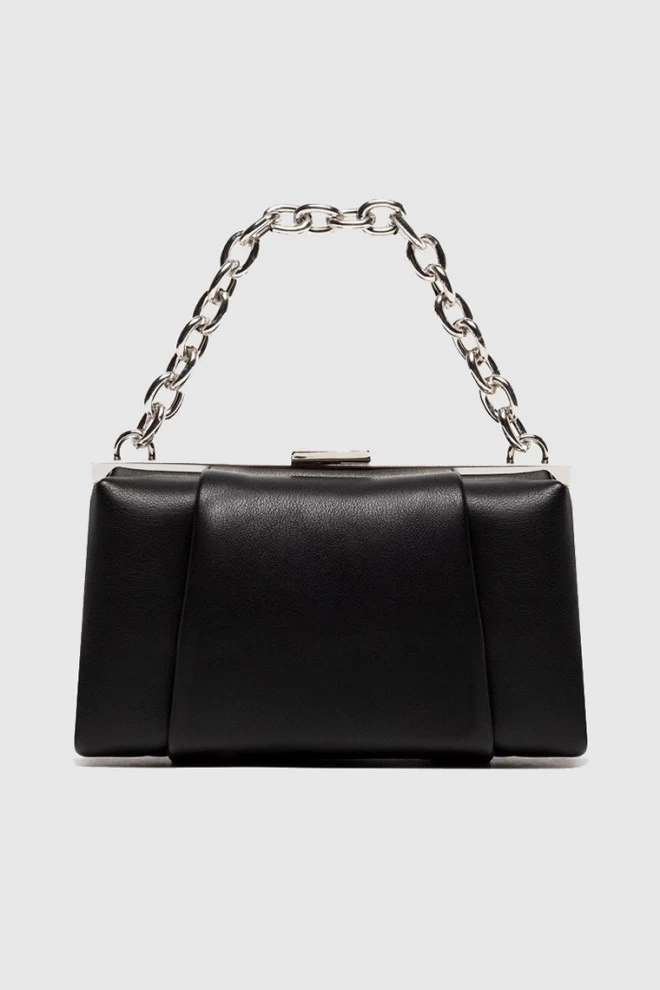 VALENTINO Black mini chain handbag