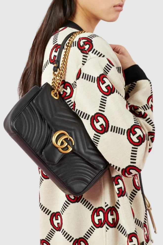 Шкіряна сумочка GUCCI Marmont