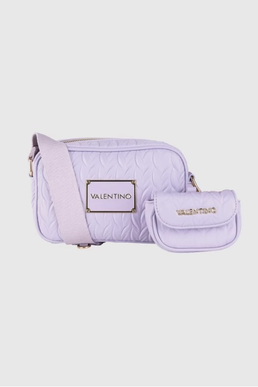 VALENTINO Embossed purple...