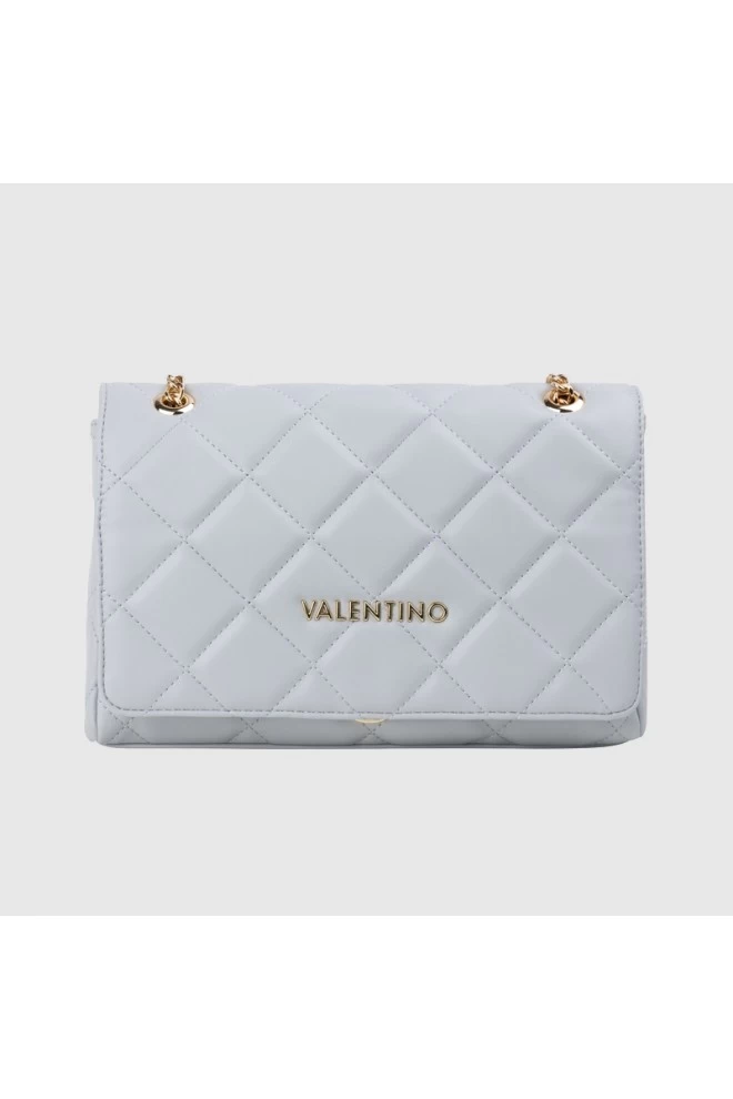 VALENTINO Сіра стьобана сумка для пошти