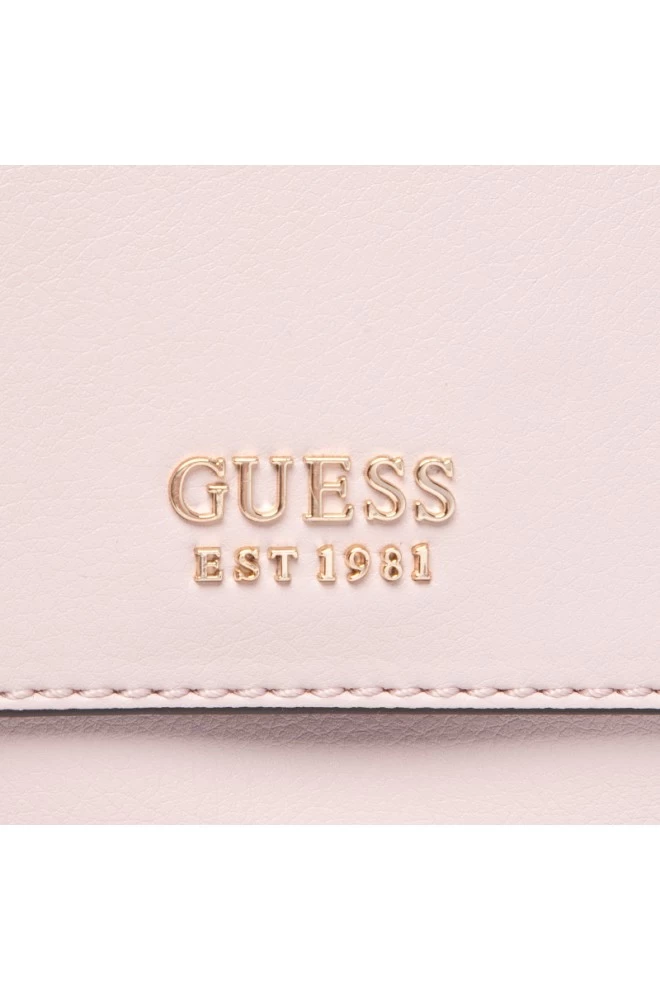GUESS pink eco mia letter carrier bag
