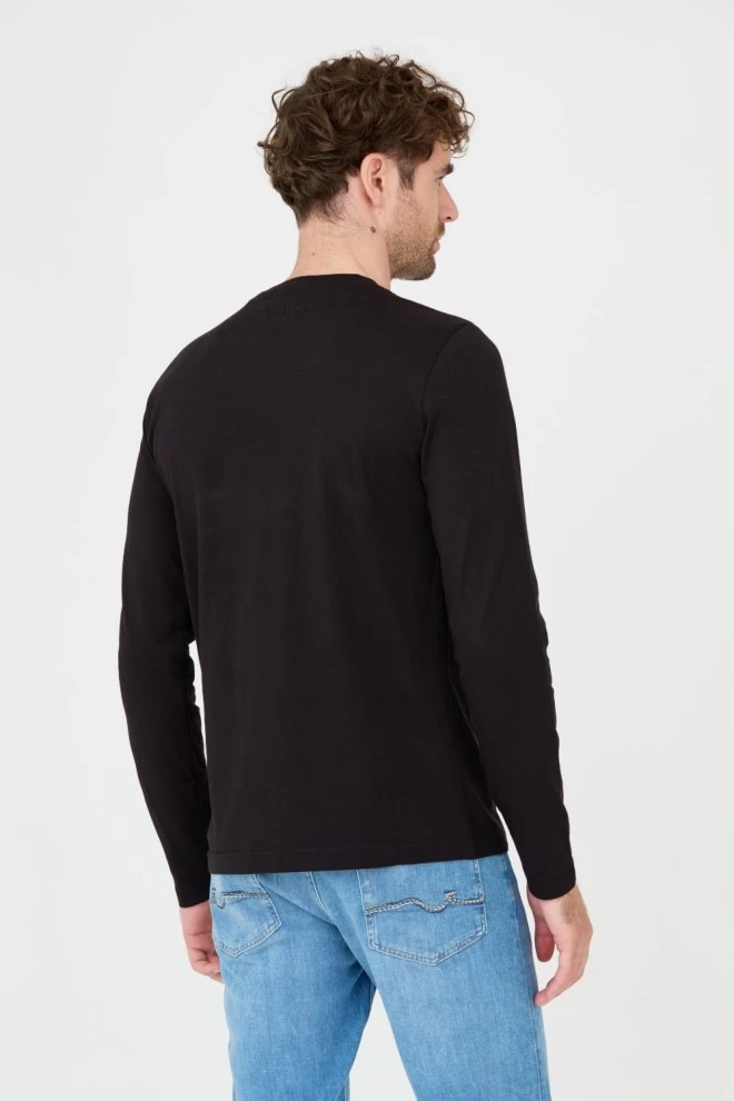 AERONAUTICA MILITARE Czarny longsleeve