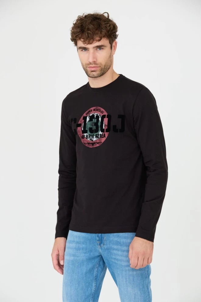 AERONAUTICA MILITARE Black longsleeve