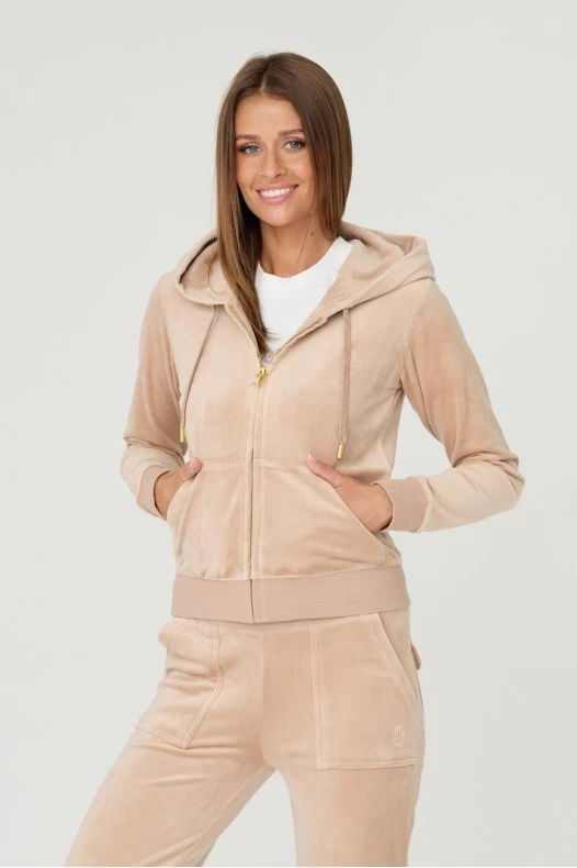 JUICY COUTURE Beżowa bluza...