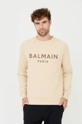 BALMAIN Beżowa bluza...