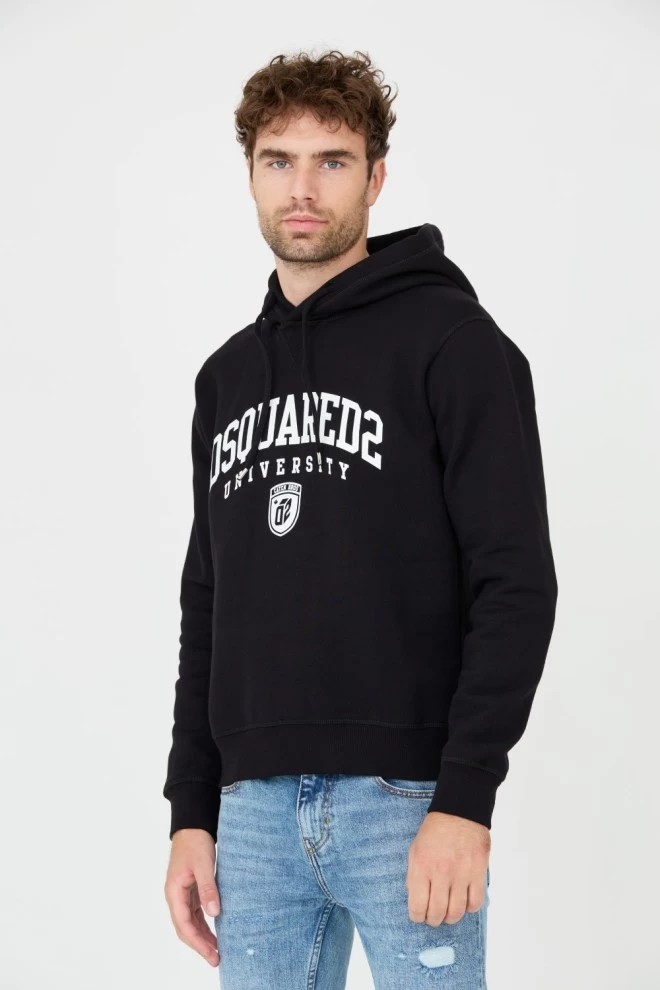 Худі DSQUARED2 Black Cool Fit Худі DSQUARED2