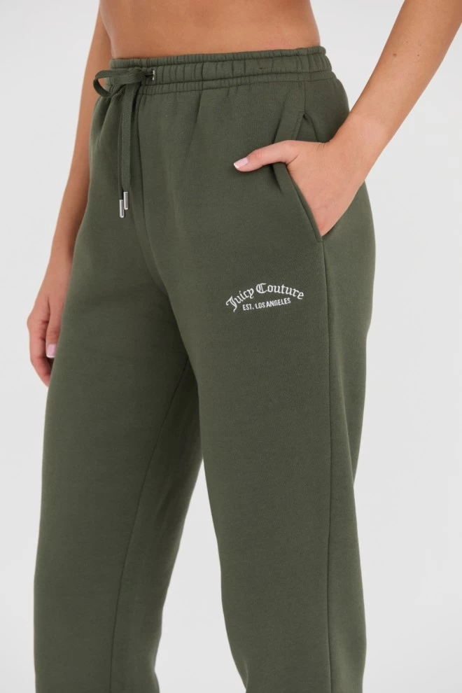JUICY COUTURE Zielone spodnie dresowe Recycled Wendy Jogger
