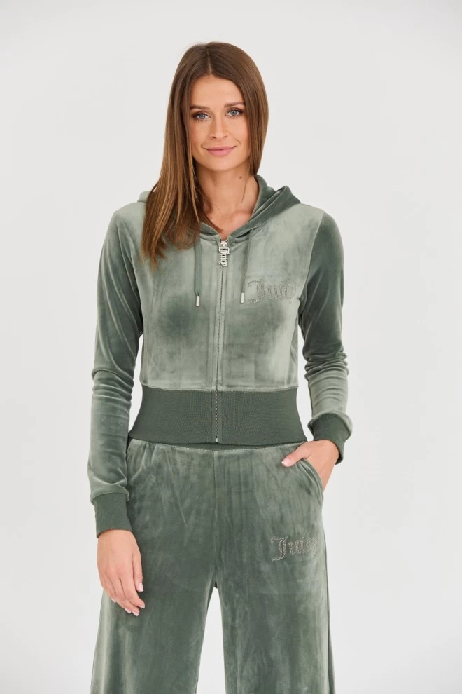 Велюровий топ JUICY COUTURE Green Marissa