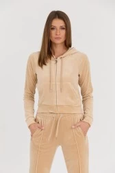 JUICY COUTURE Beżowa bluza...