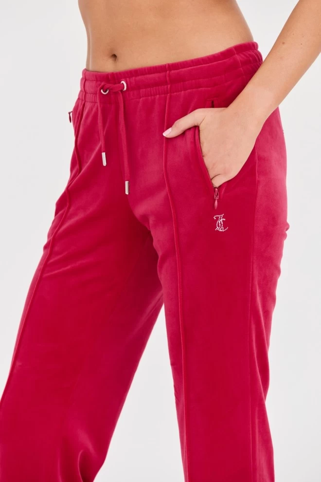 JUICY COUTURE Różowe spodnie dresowe Tina Track Pants