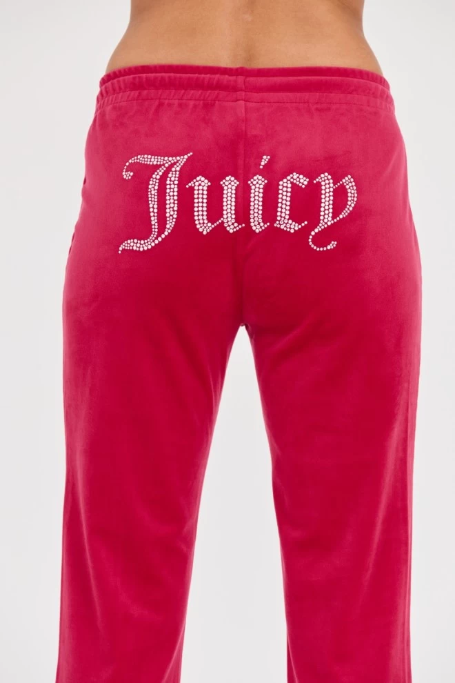 JUICY COUTURE Różowe spodnie dresowe Tina Track Pants