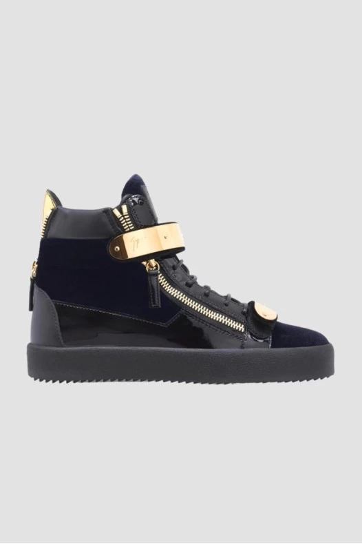 GIUSEPPE ZANOTTI Granatowe...