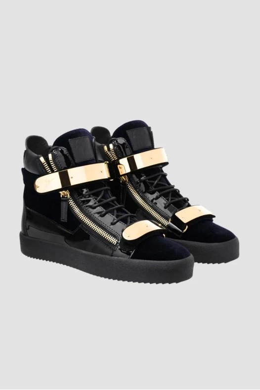 GIUSEPPE ZANOTTI navy blue...