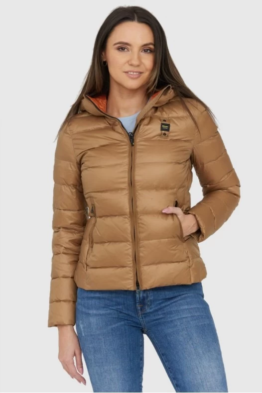 BLAUER Brown down jacket...