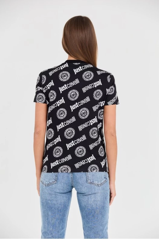 JUST CAVALLI Чорна футболка...