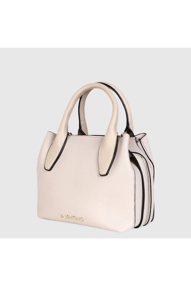 VALENTINO Mała torebka arepa tote w kolorze ecru