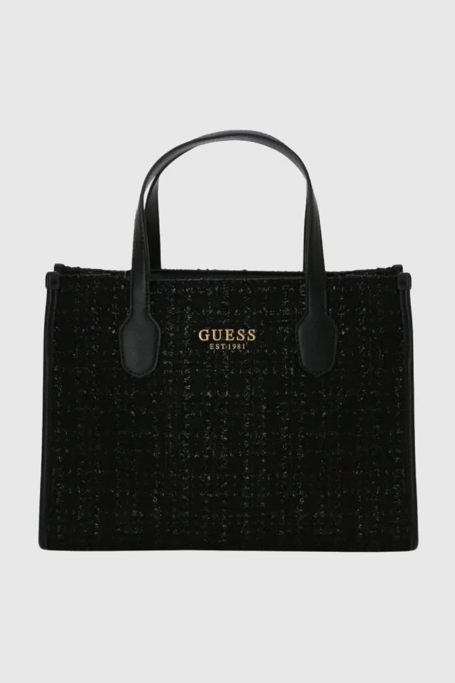 GUESS Large black Silvana shopper bag