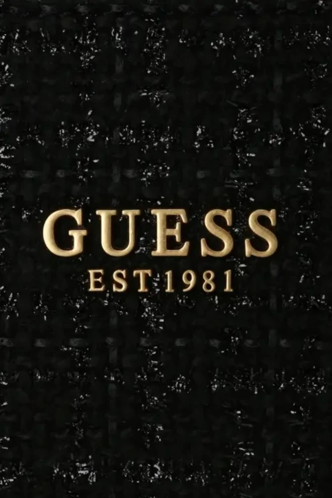 GUESS Duża czarna shopperka Silvana