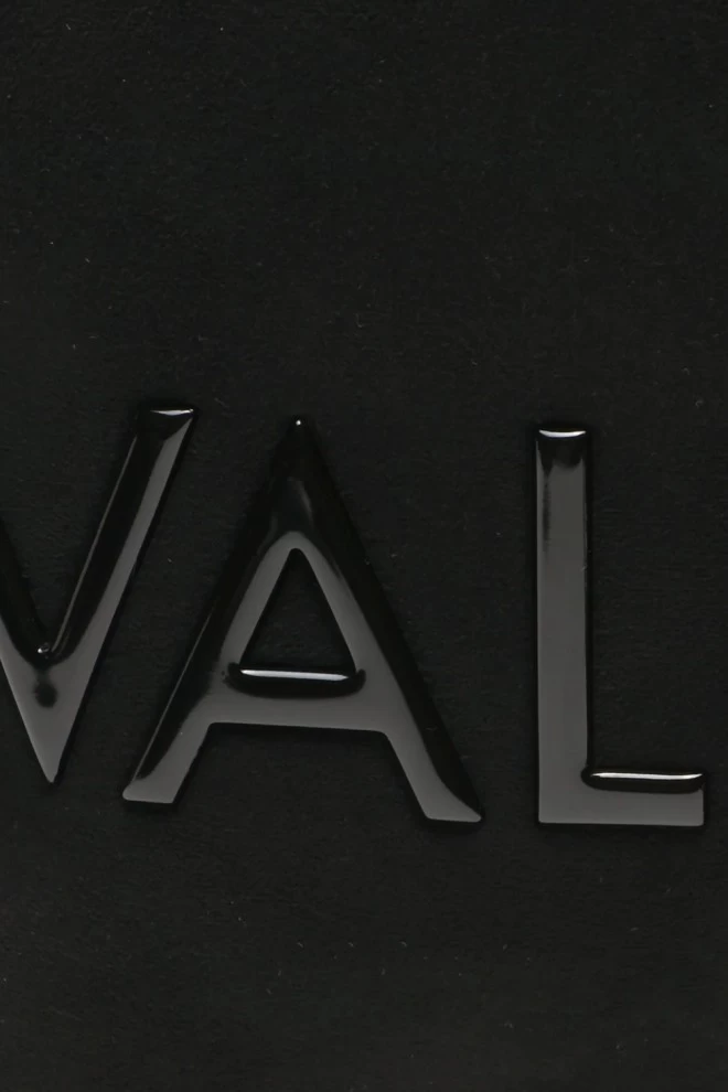 VALENTINO Чорна замшева сумка для покупок Courmayeu