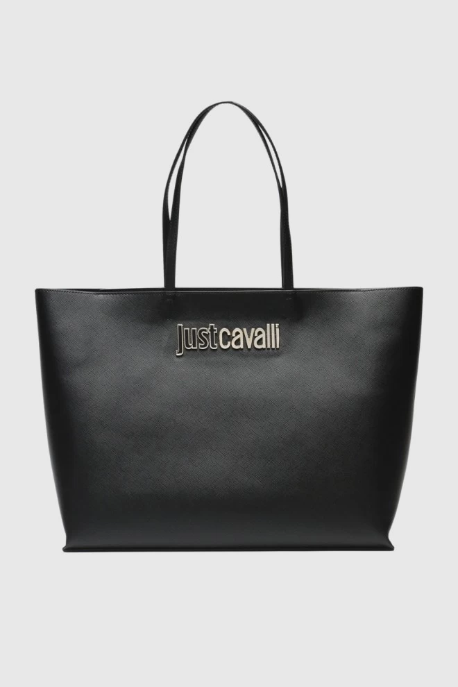 Сумка для покупок JUST CAVALLI Black Range з металевими літерами