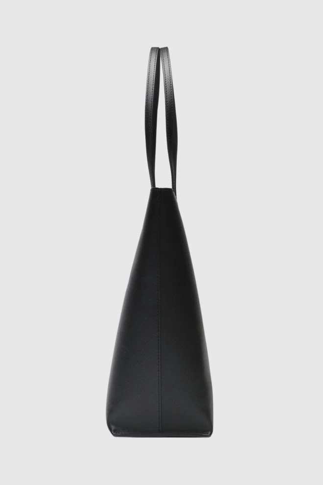 JUST CAVALLI Czarna shopperka Range Metal Lettering