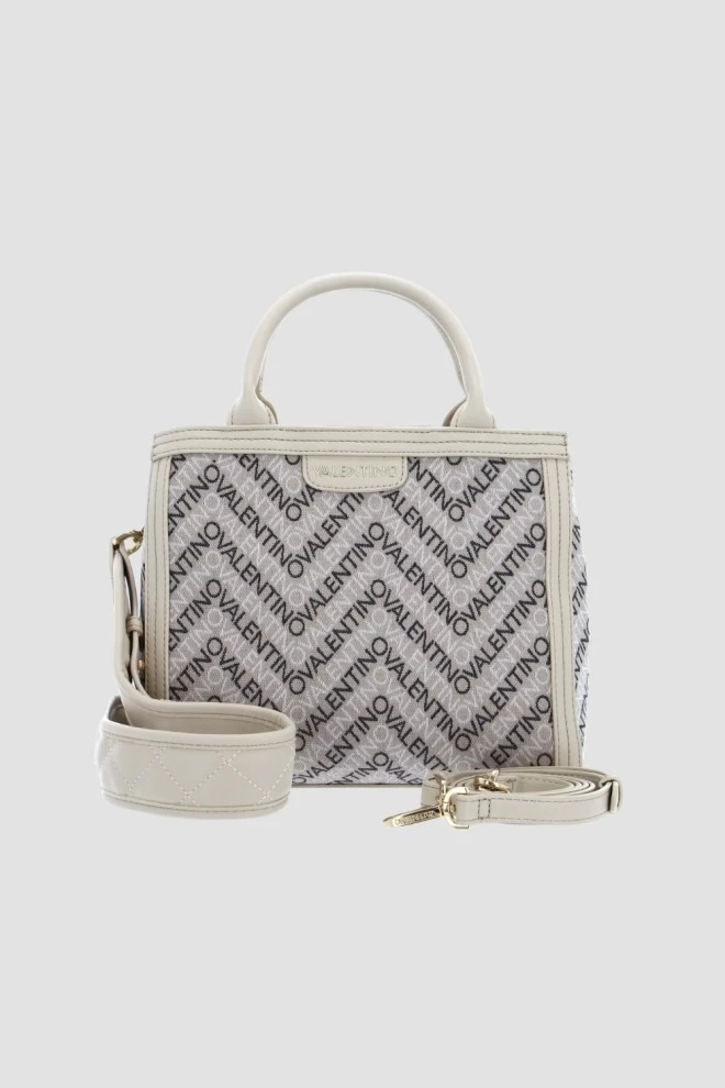 VALENTINO Beżowa torebka Blizzard