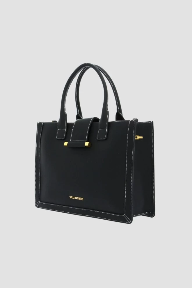 VALENTINO Чорна велика сумочка Frosty