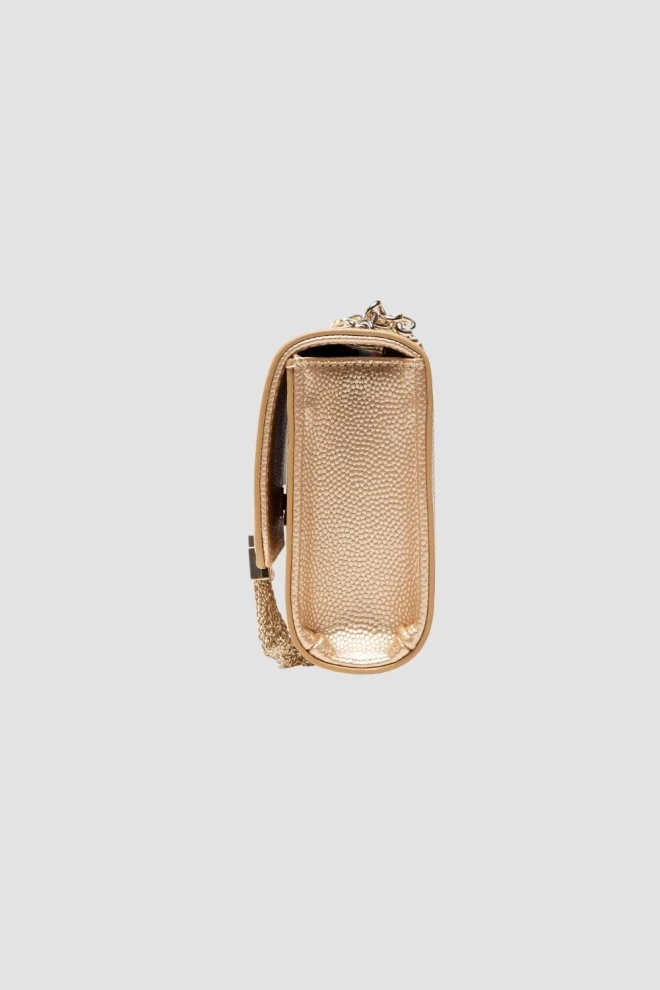 VALENTINO Gold Divina clutch bag