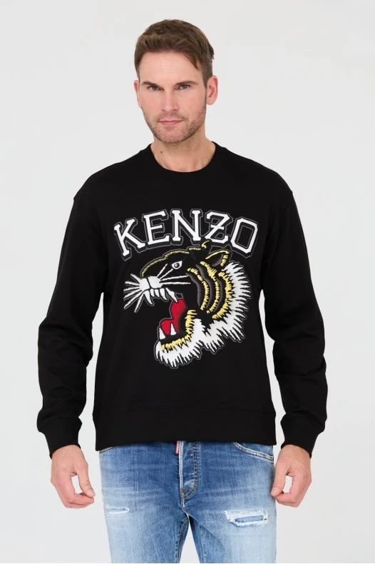 KENZO Czarna bluza TIGER...