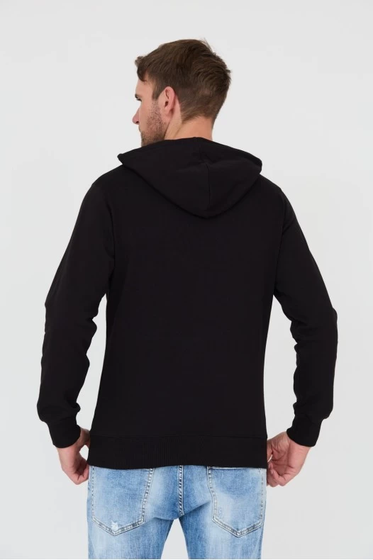 CALVIN KLEIN Black hooded...