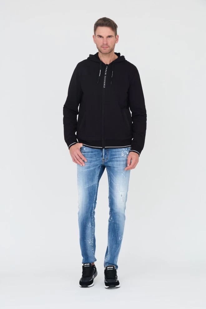 Худі ARMANI EXCHANGE Чорне худі