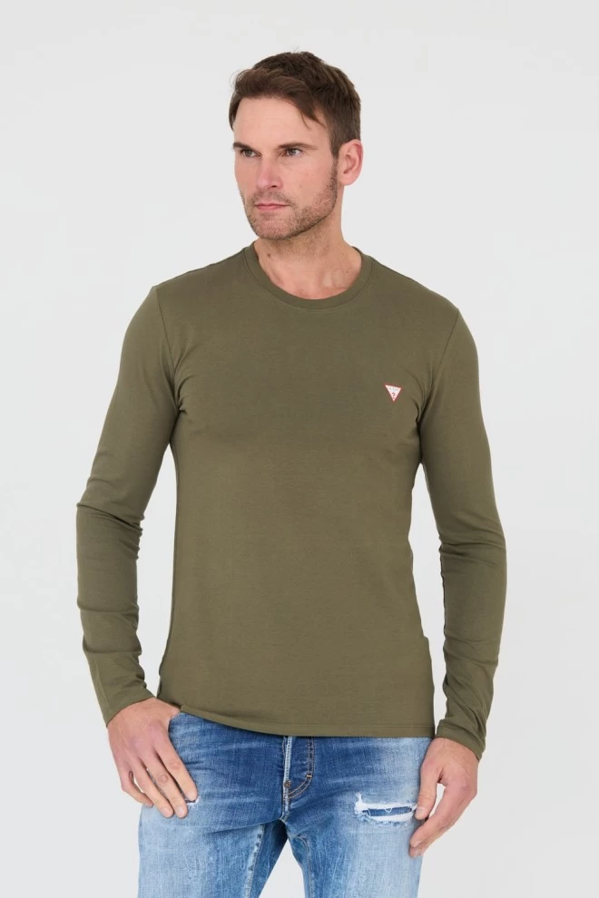 GUESS Zielony longsleeve