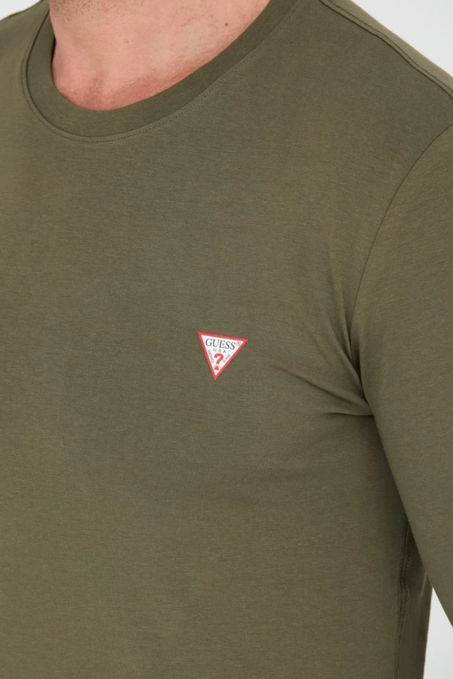 Зелений лонгслів GUESS