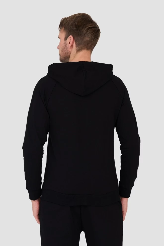 MOSCHINO Black hooded sweatshirt