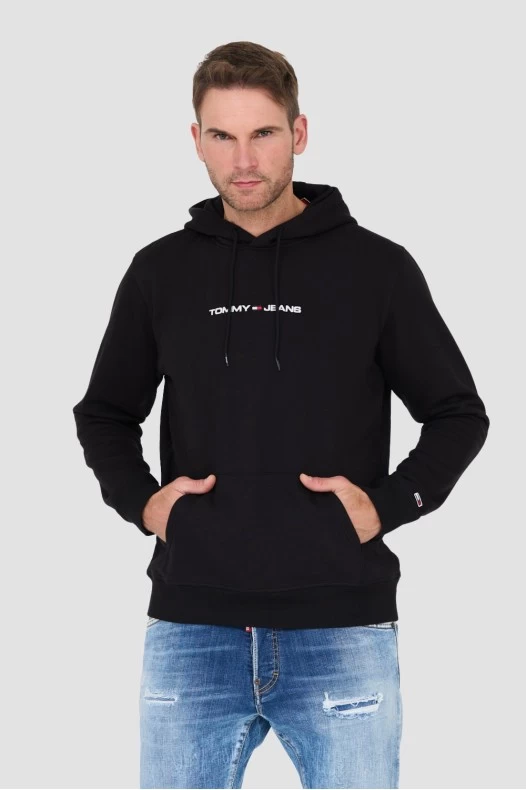 TOMMY JEANS Black hooded...