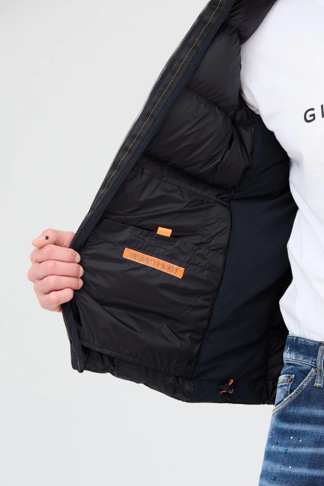 PARAJUMPERS Czarna kurtka Gover