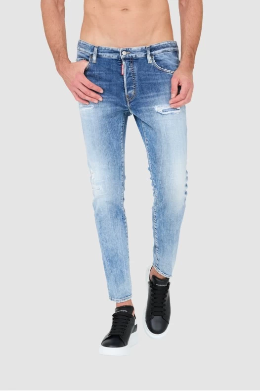 DSQUARED2 Niebieskie jeansy...