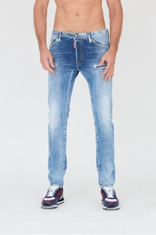 DSQUARED2 Niebieskie jeansy...