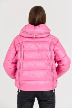 DIEGO M Różowa kurtka