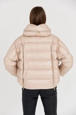 DIEGO M Beżowa kurtka