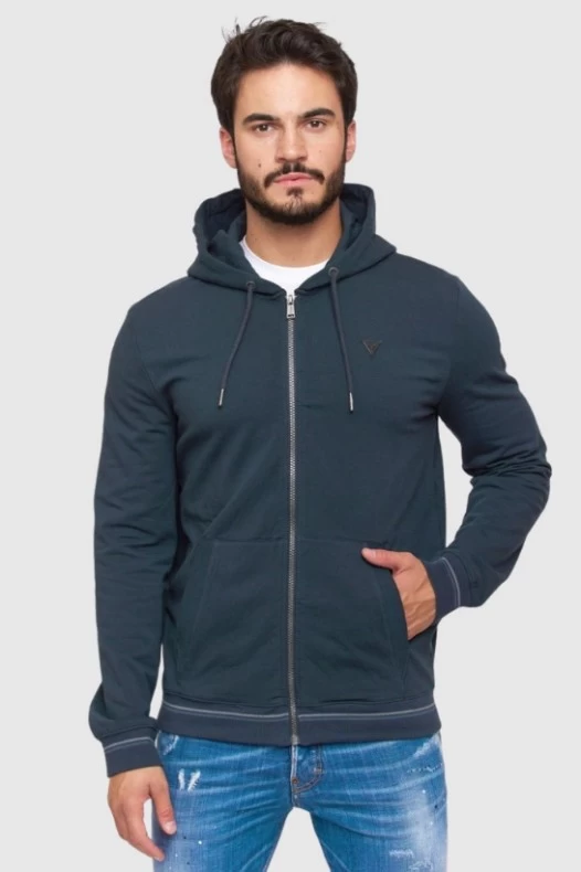 GUESS Zielona bluza męska z...