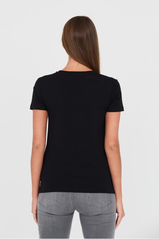 MOSCHINO Чорна Футболка