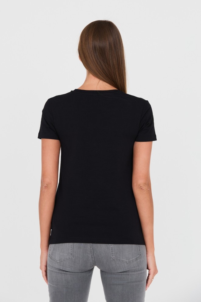 MOSCHINO Чорна Футболка