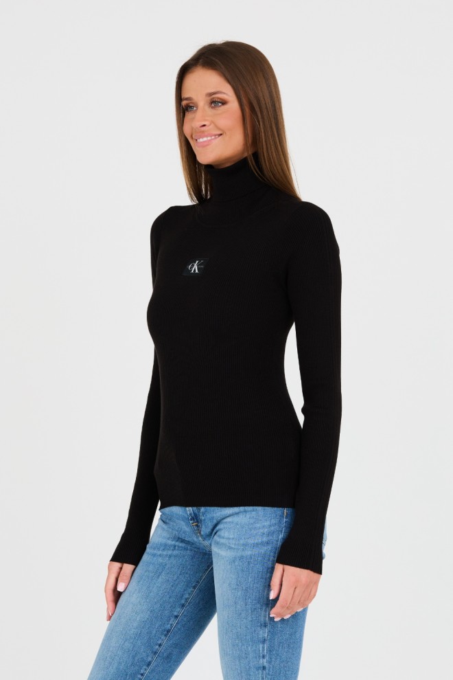 CALVIN KLEIN Black turtleneck