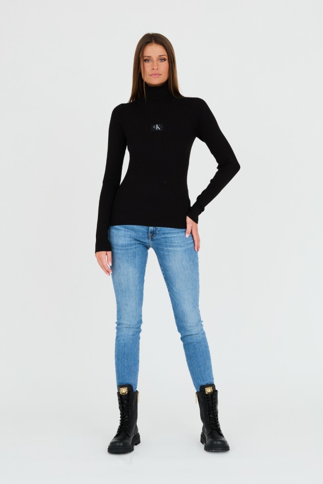 CALVIN KLEIN Black turtleneck