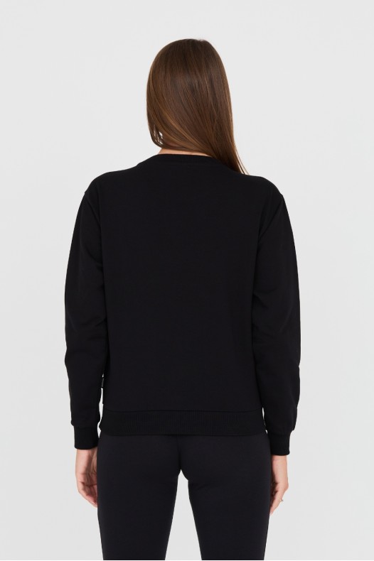 MOSCHINO Чорний світшот з...