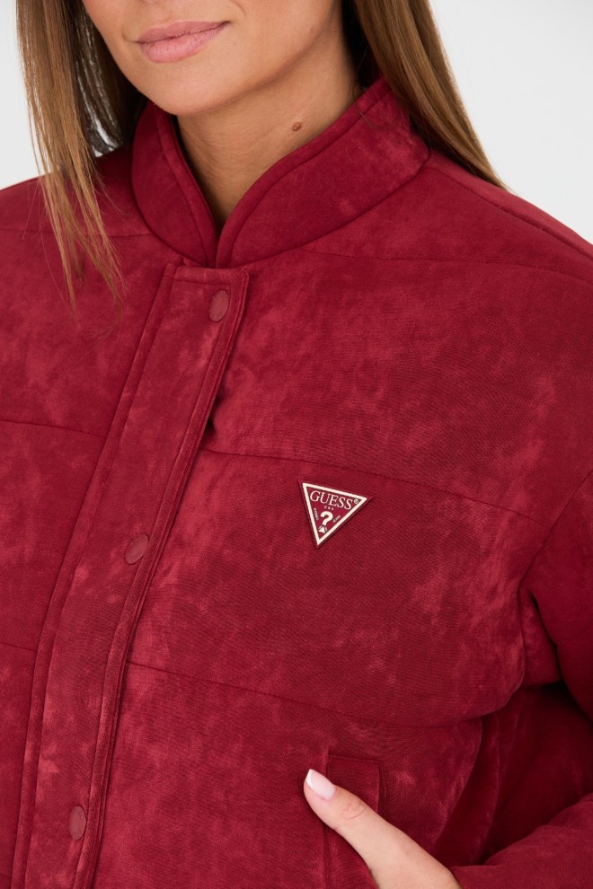 GUESS Bordowa damska kurtka