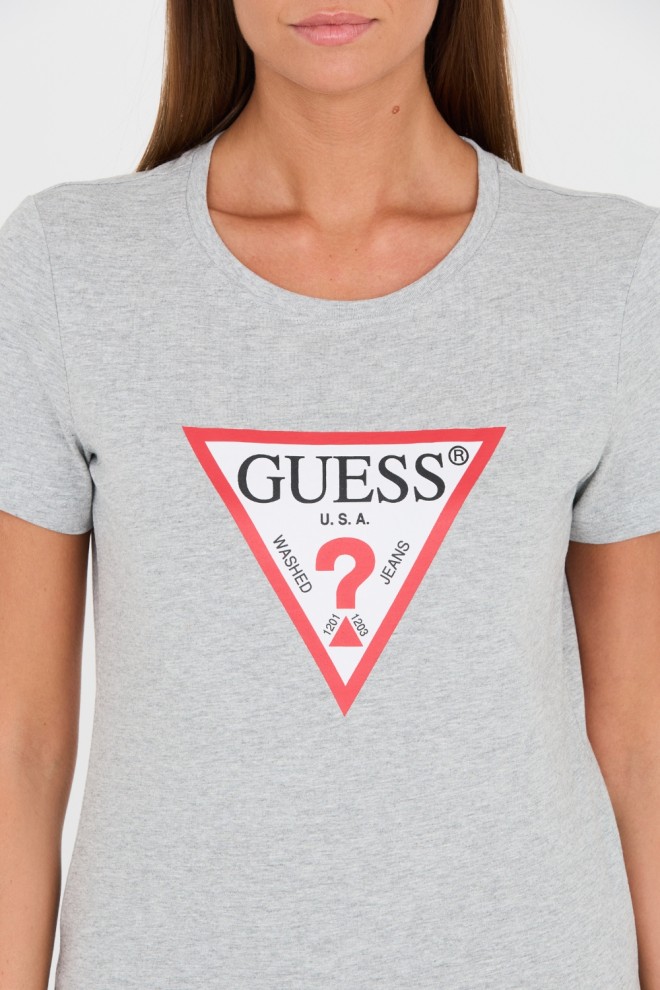 GUESS Szary t-shirt Original Tee