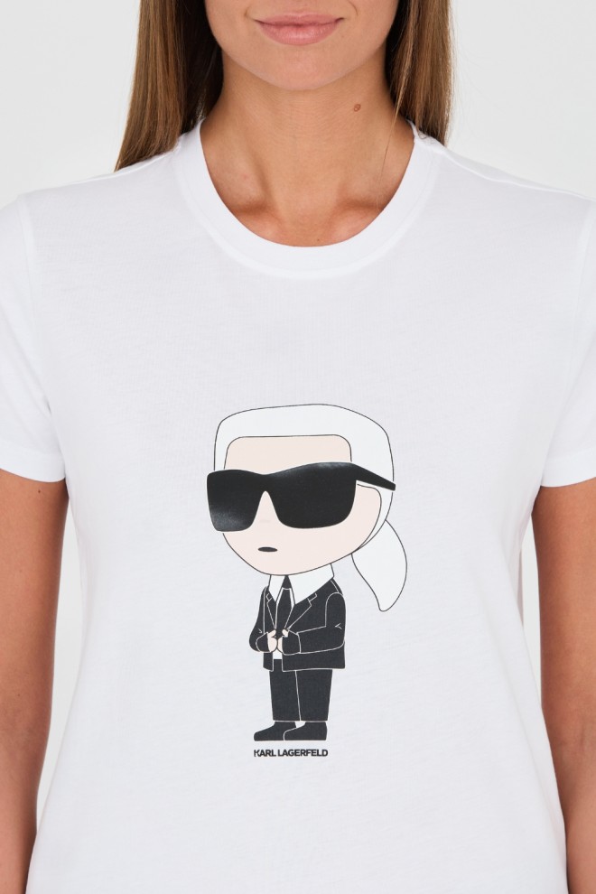 KARL LAGERFELD Біла футболка Karl