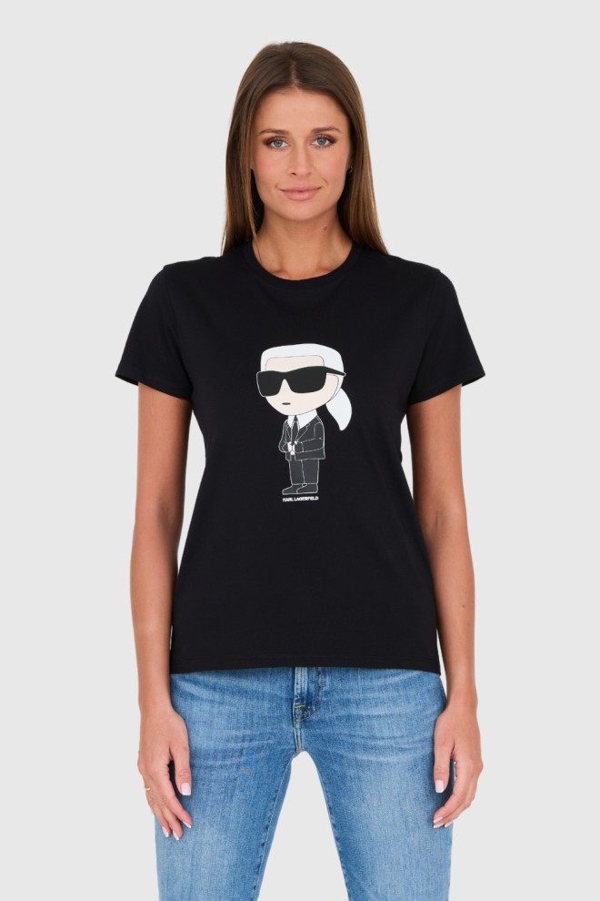 KARL LAGERFELD Czarny t-shirt Karl